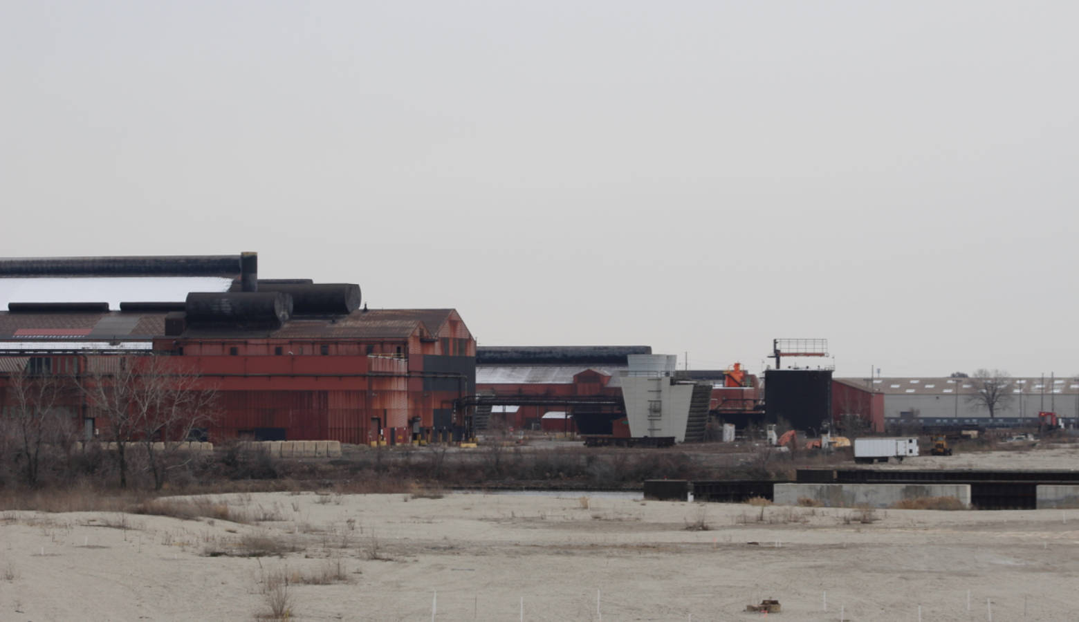 Steel mills like ArcelorMittal Indiana Harbor in Northwest Indiana could be affected by even the threat of a trade war. (Annie Ropeik/IPB News)