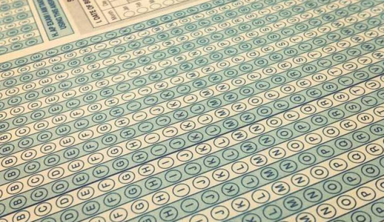 The answer sheet for a multiple-choice test on machine-readable paper. (Credit) benchun/flickr.com)