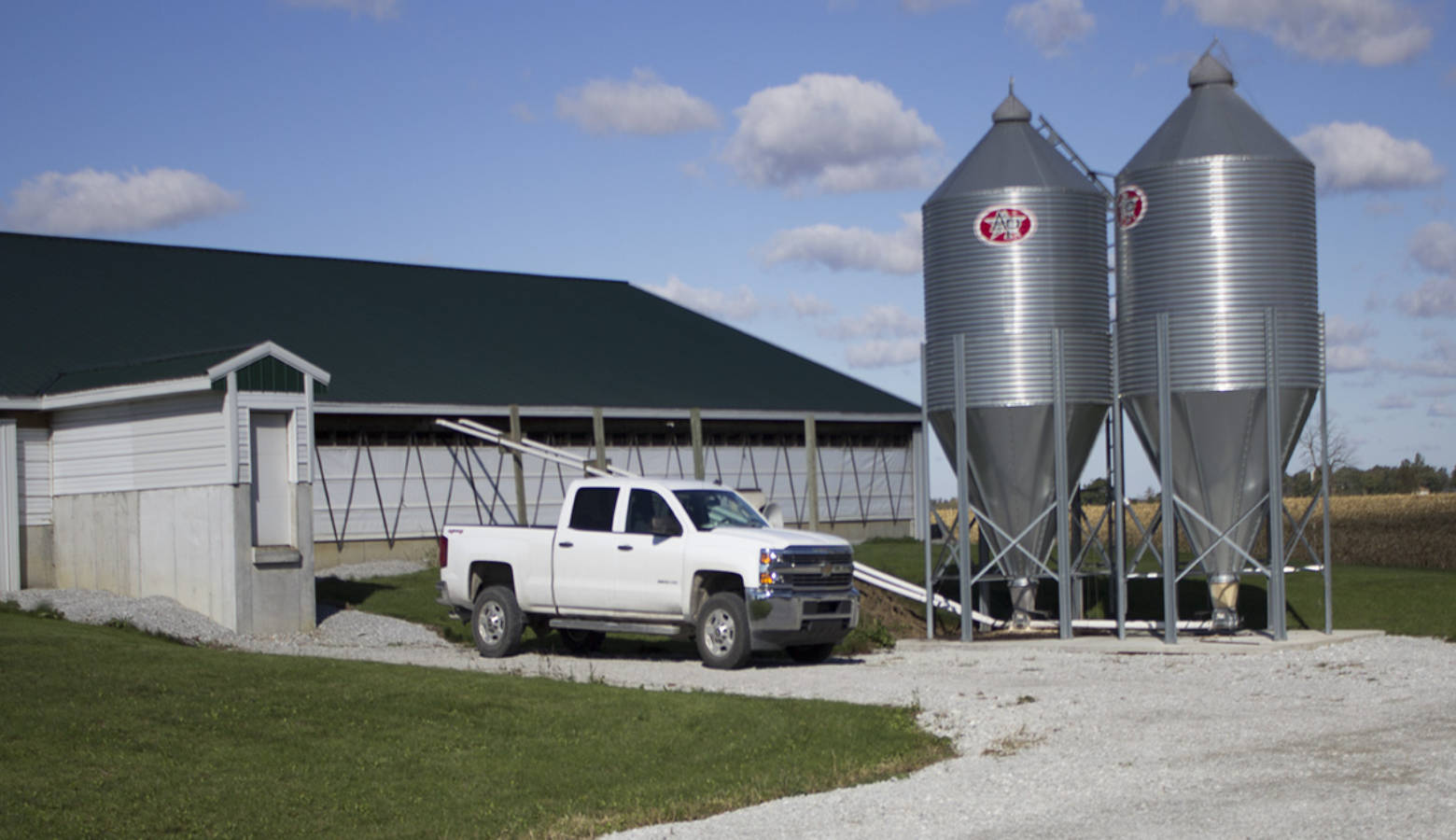 A confined feeding operation in Hancock County (Nick Janzen/IPB News)