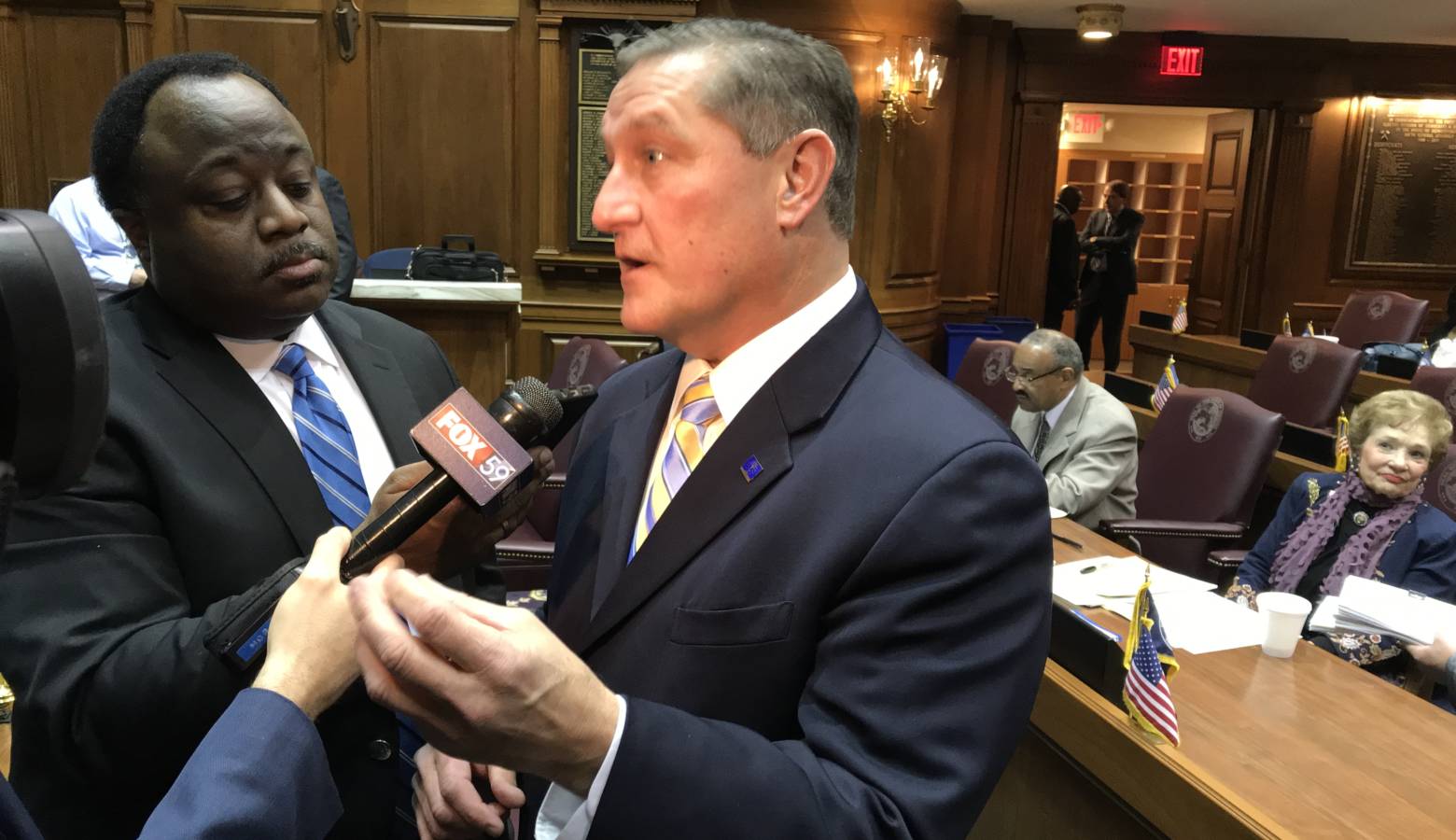 Rep. Terry Goodin (D-Crothersville), the House Minority Leader, wants the General Assembly to investigate issues at DCS raised by former director Mary Beth Bonaventura's resignation. (Brandon Smith/IPB News)