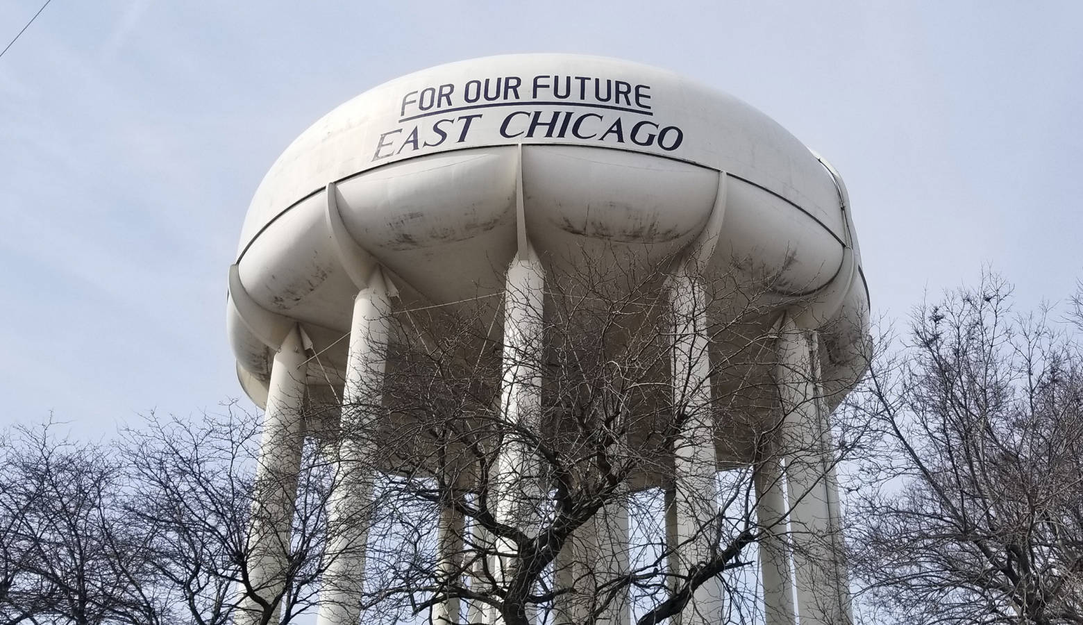 An East Chicago water tower (Samantha Horton/IPB News)