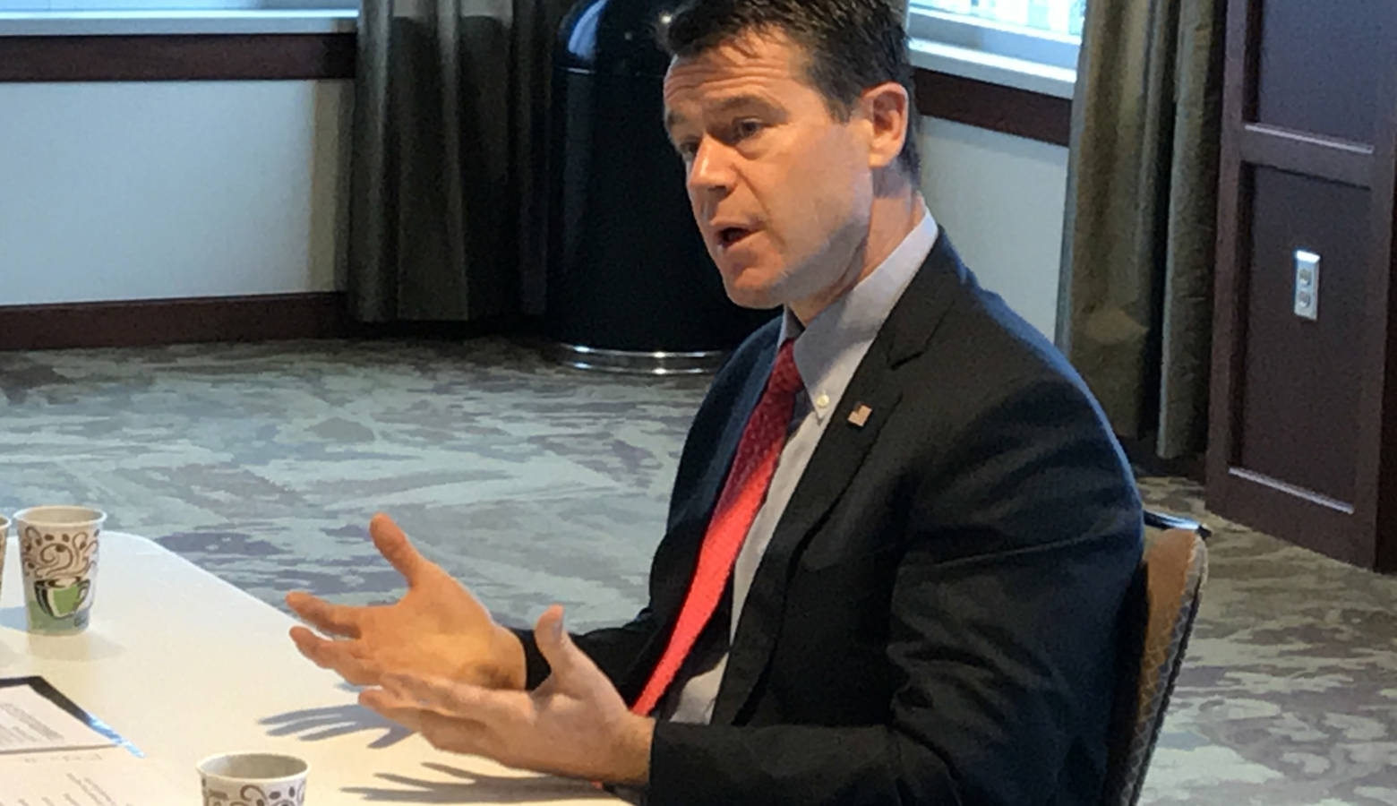 U.S. Sen. Todd Young (R-Ind.) says he’s hopeful the Senate will vote in August on comprehensive opioid addiction treatment legislation. (Brandon Smith/IPB News)