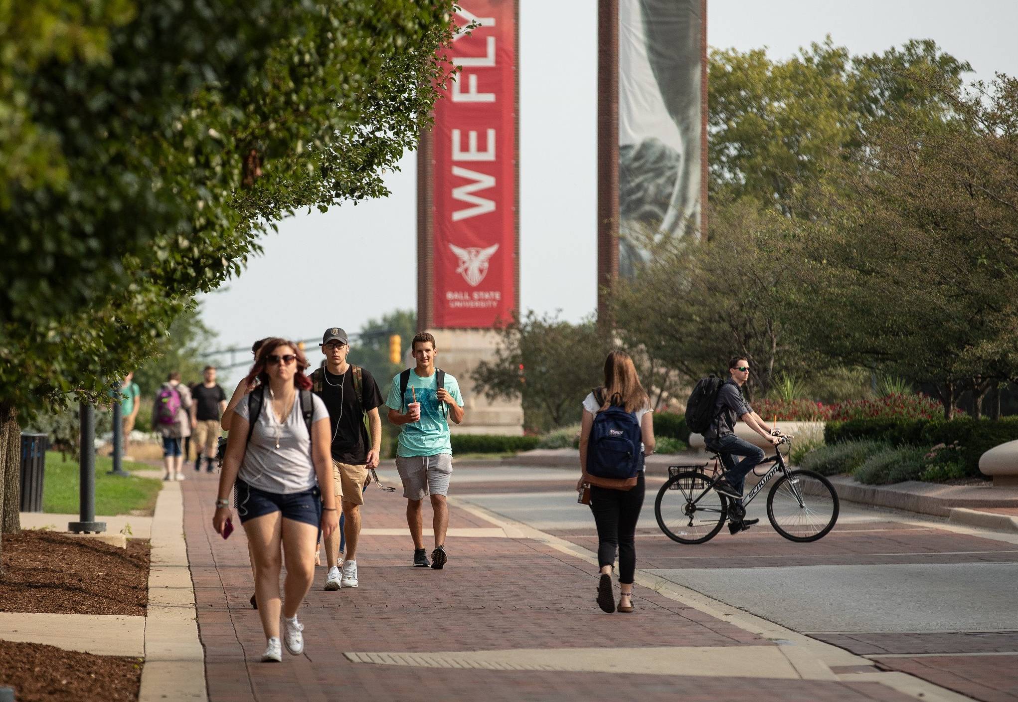 In public's terms. Ball State University in Campus.