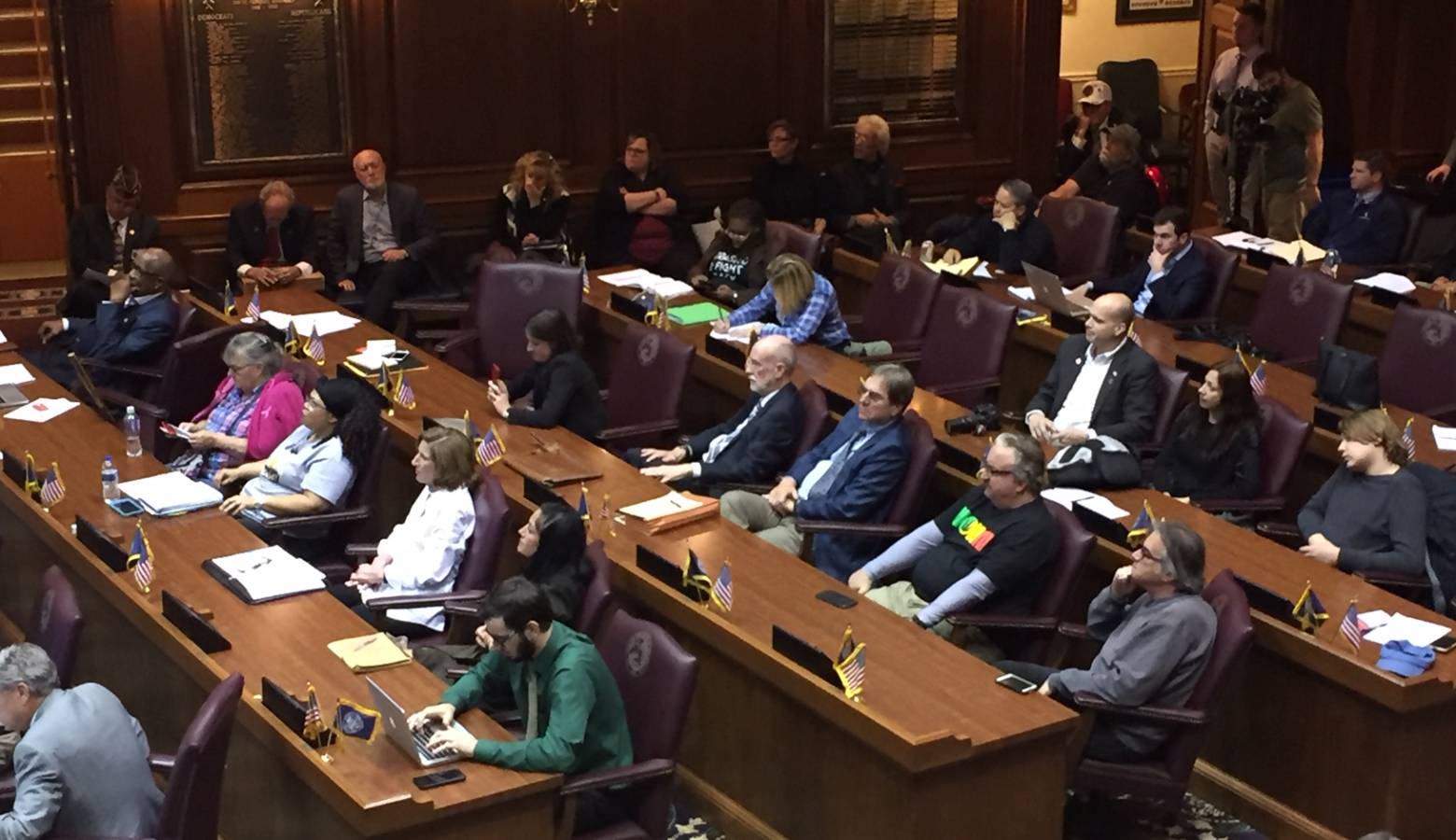 The chambers of the Indiana House were full for testimony on medical cannabis. (Jill Sheridan/IPB News)
