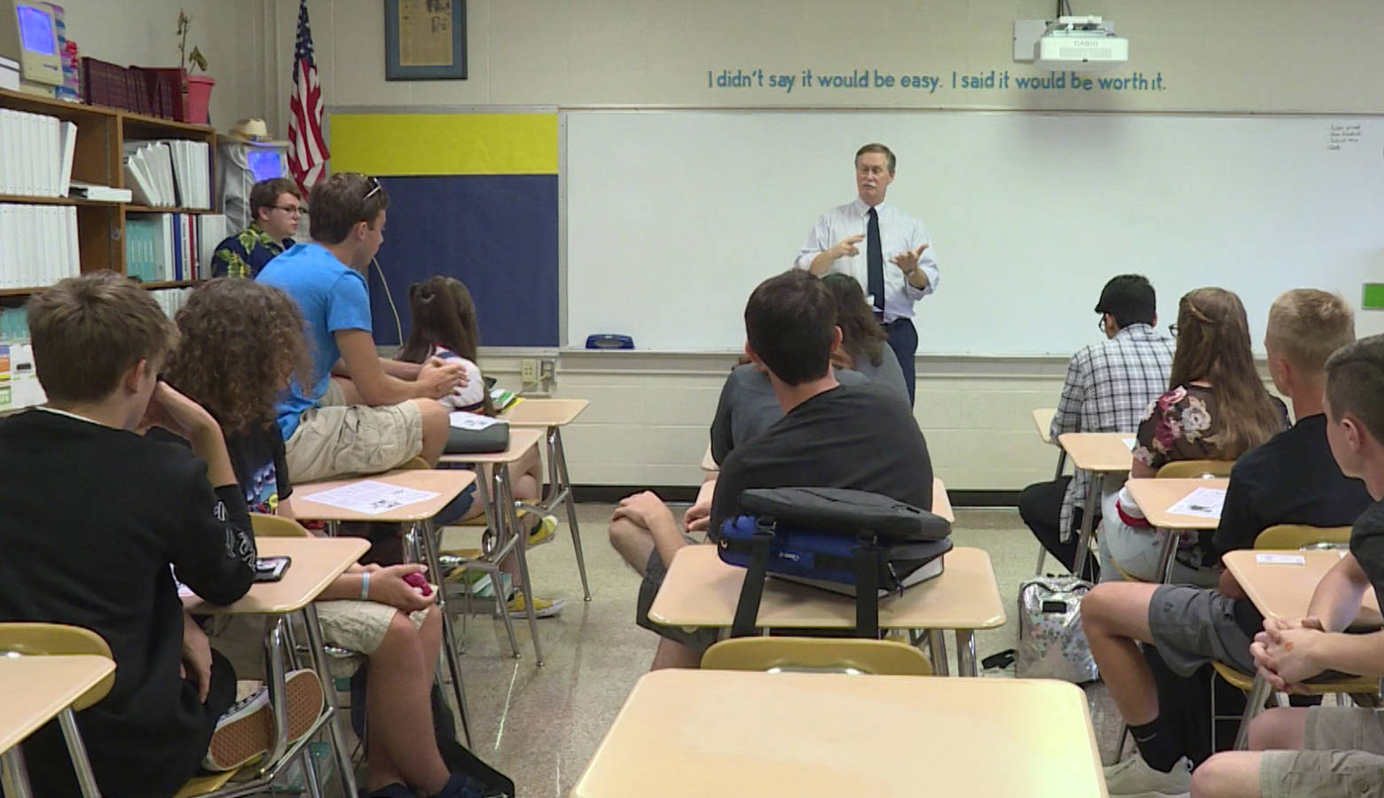 Teacher pay has been on the minds of many educators and policy makers this year, in Indiana and nationwide. (Zach Herndon/WTIU)