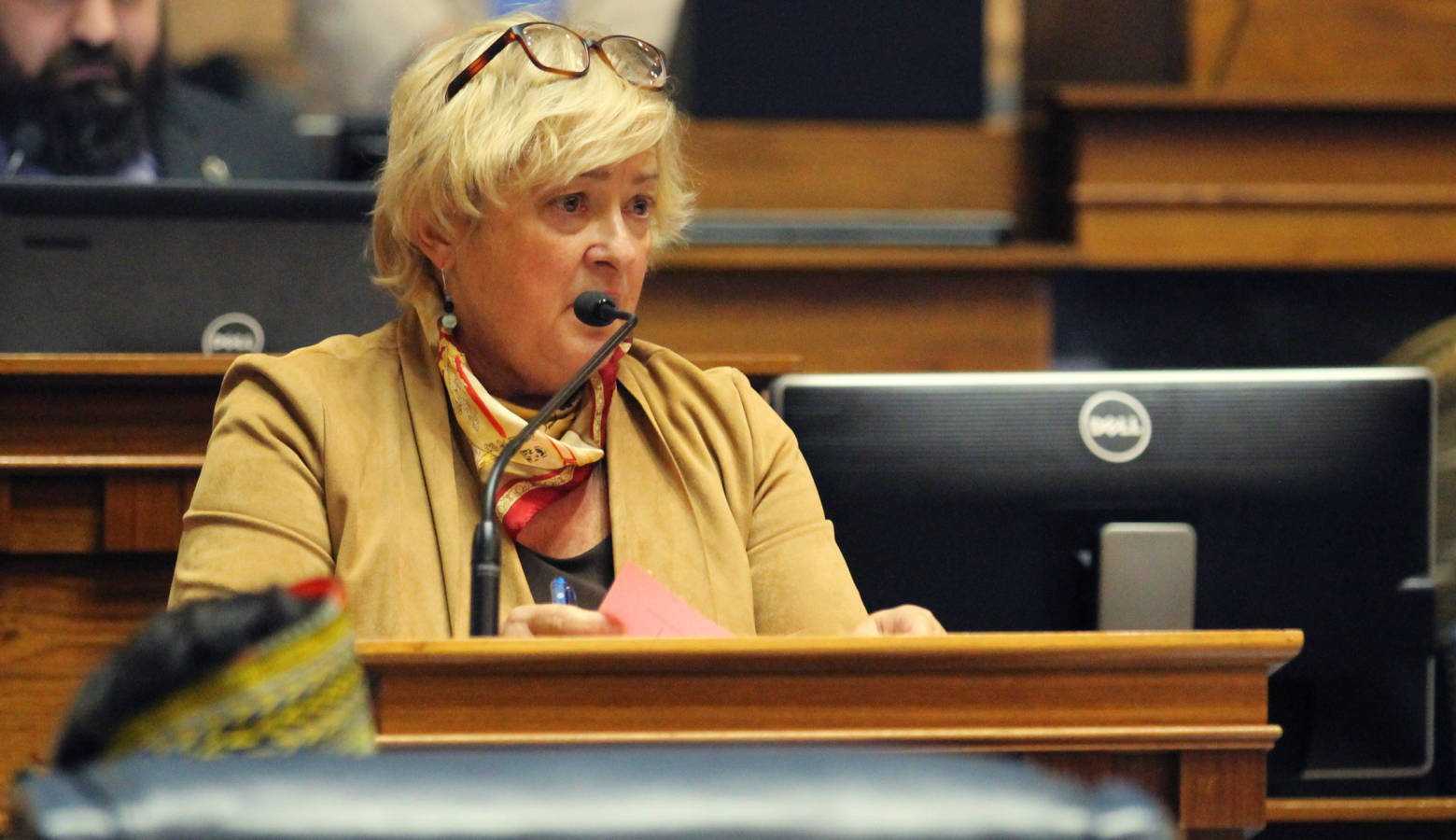 Sen. Karen Tallian (D-Ogden Dunes) says her bill doesn’t impact those who rent out their homes for 15 days a year or less. (Lauren Chapman/IPB News)