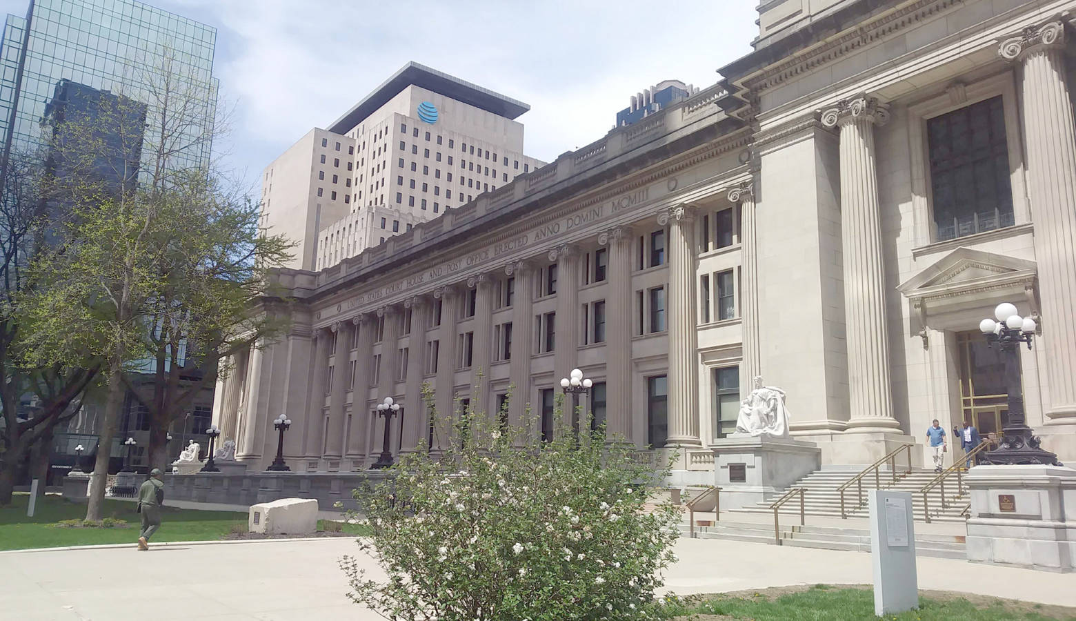 The Birch Bayh federal courthouse in downtown Indianapolis. (Lauren Chapman/IPB News)