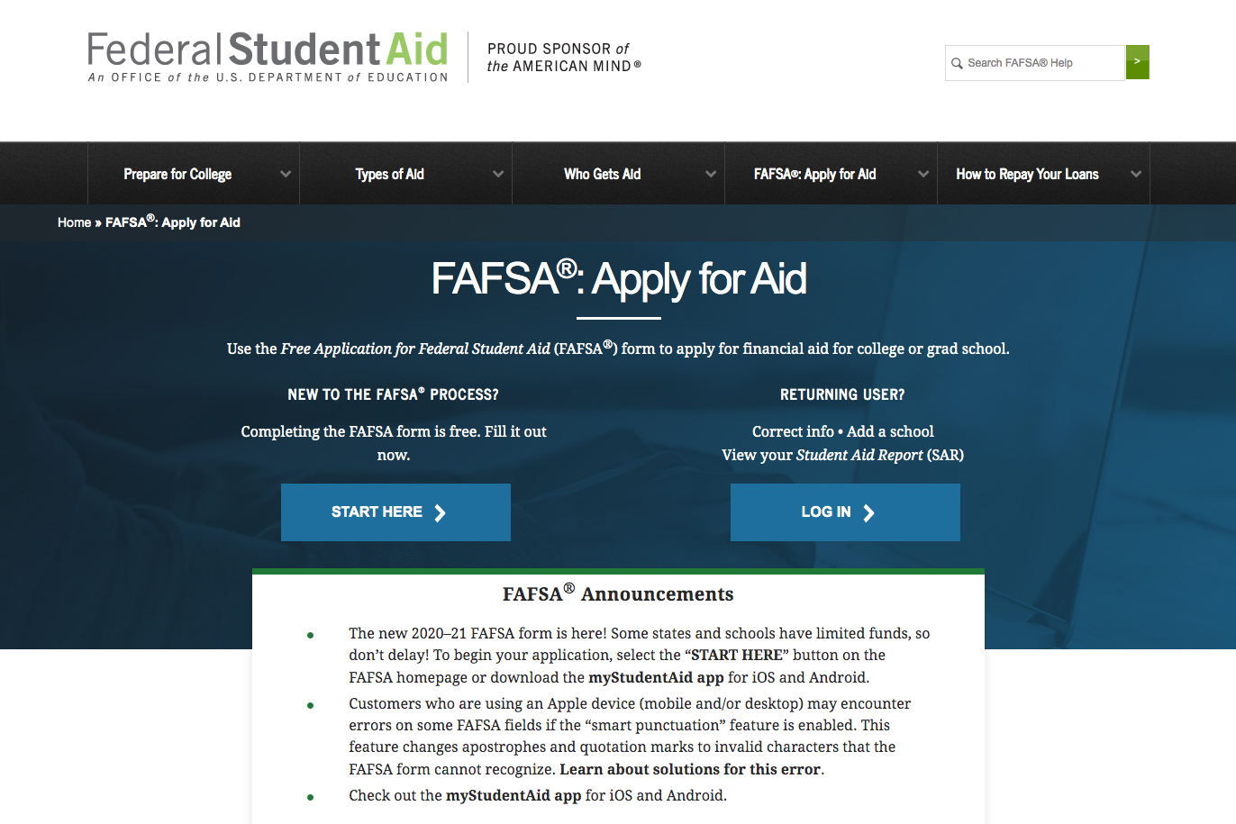 State About Sure You For Says Filing ... Financial Aid? Not