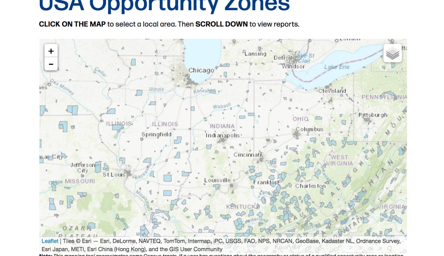 Opportunity Zone Map Indiana Indiana University Helps Develop Database For Eda Opportunity Zones –  Indiana Public Radio