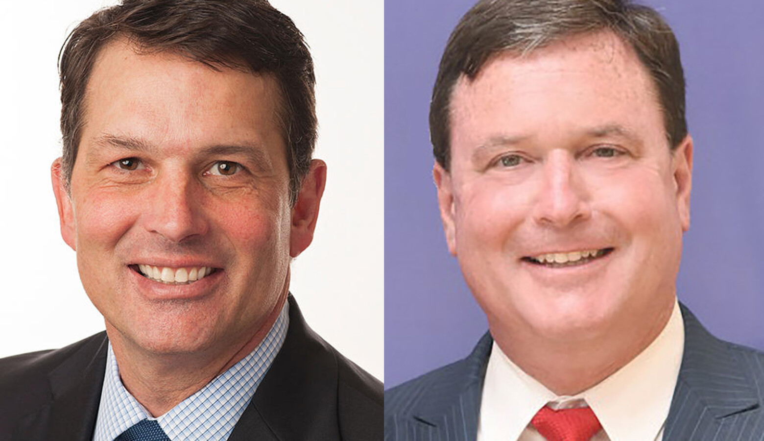 The 2020 race for Indiana Attorney General is between Democrat Jonathan Weinzapfel, left, and Republican Todd Rokita. (Courtesy of the Weinzapfel and Rokita campaigns)