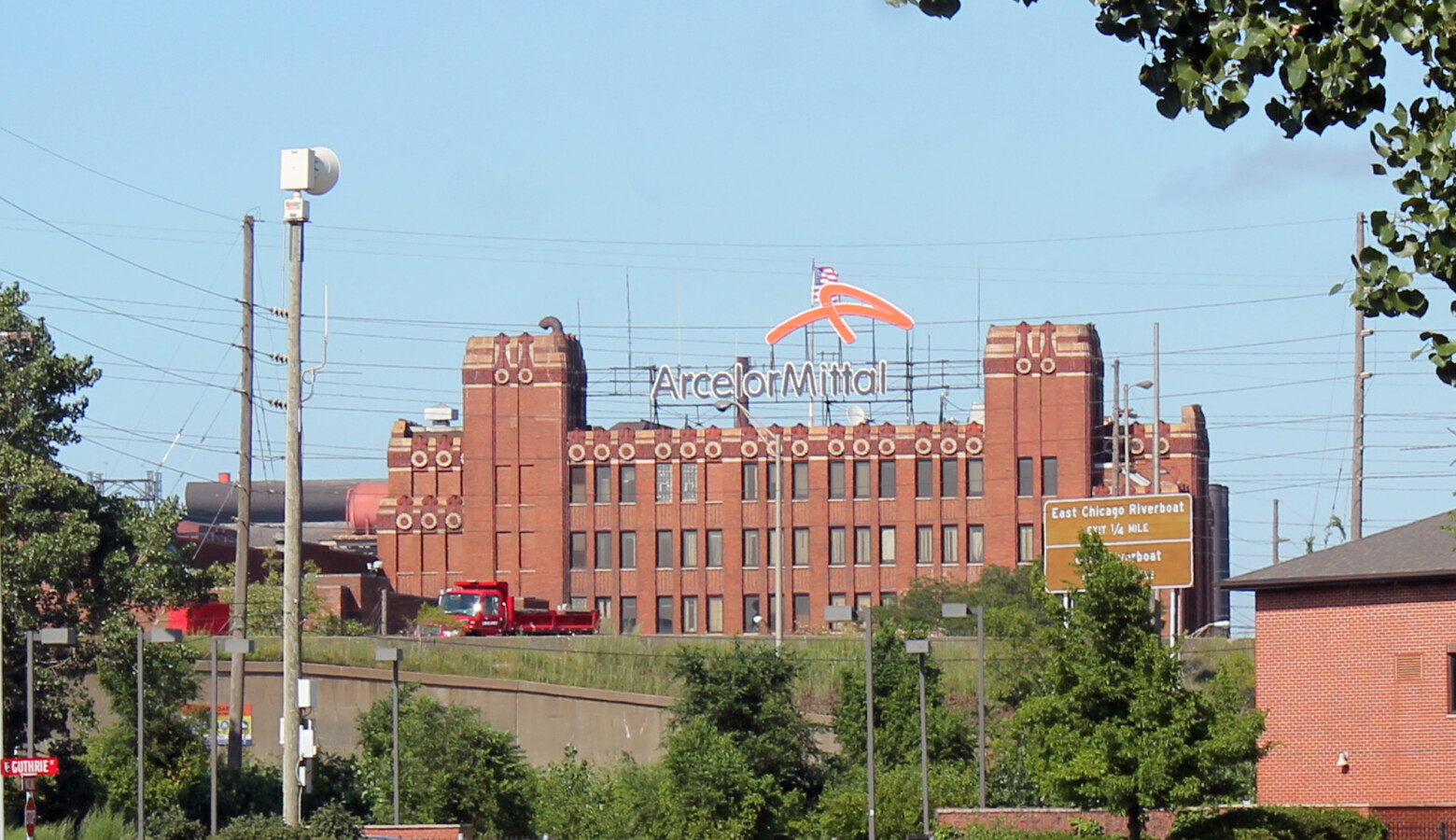 ArcelorMittal's East Chicago facility. IDEM says higher than allowed levels of cyanide and ammonia-nitrogen from ArcelorMittal's Burns Harbor facility. (Lauren Chapman/IPB News)