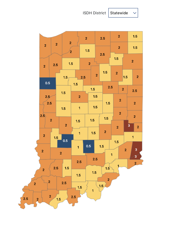 ISDH: Indiana Now Has A Record Number of “Higher Risk” COVID-19 ...