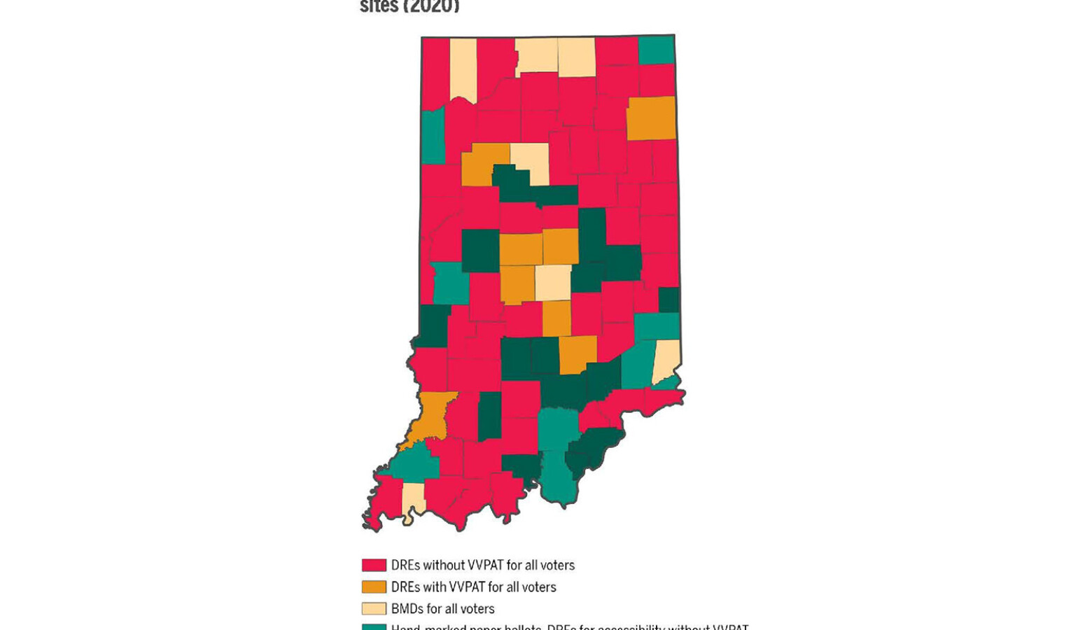 A Majority Of Indiana Voting Machines Vulnerable Without Paper Backups