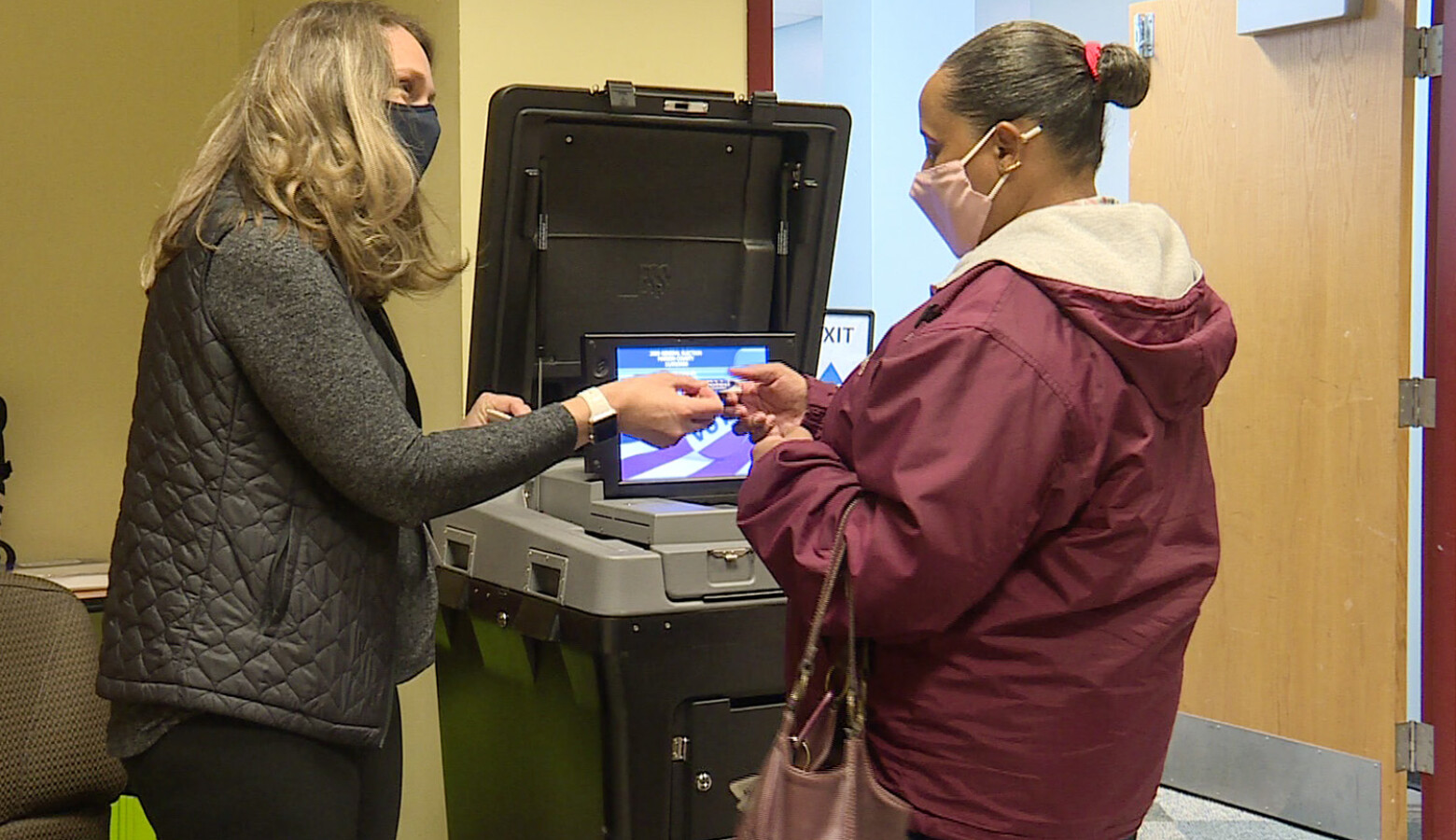 Sixty-five percent of registered voters cast a ballot in Indiana's 2020 general election, the most since 1992. (Lauren Chapman/IPB News)