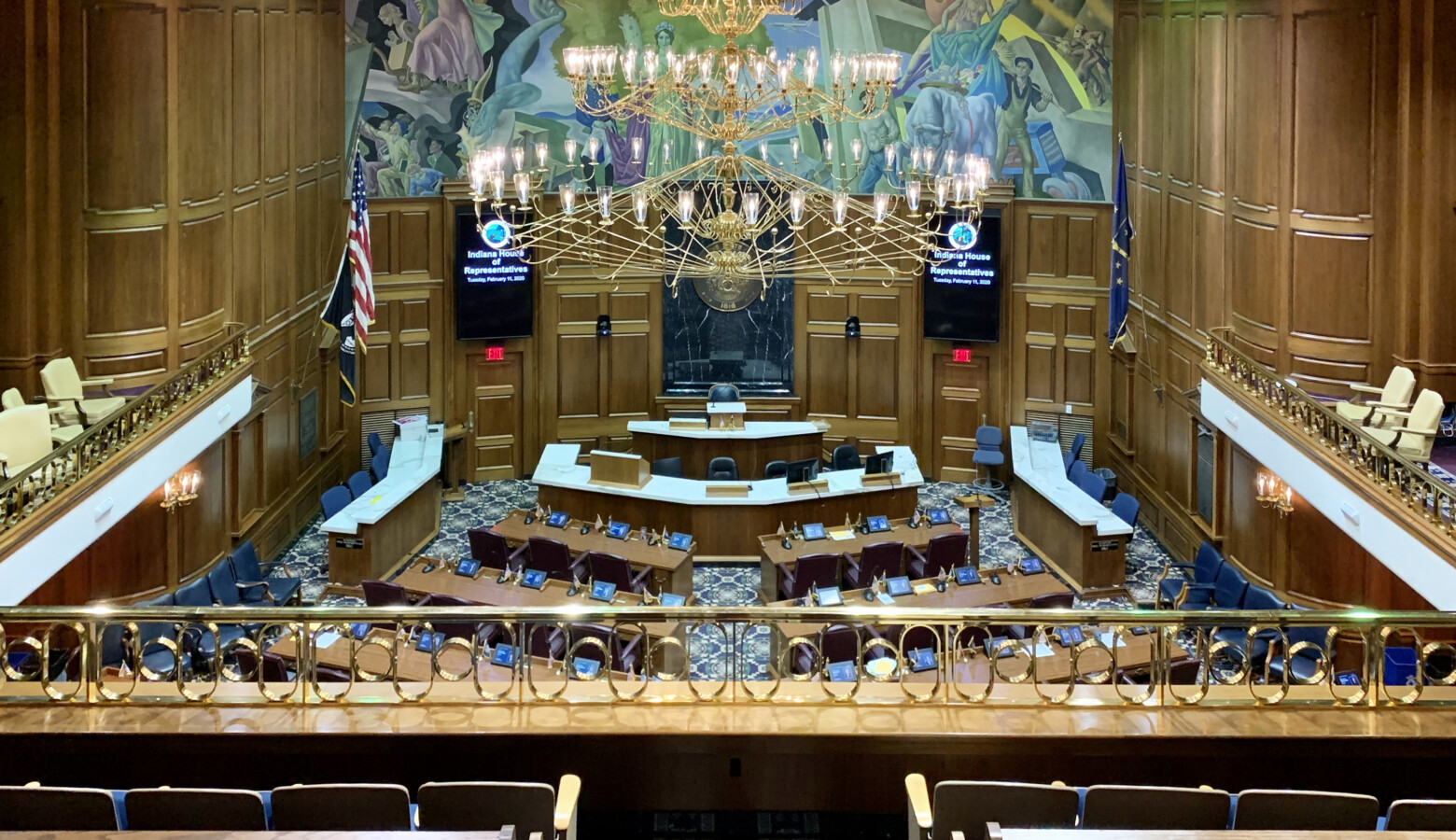 Indiana's electors met in the House of Representatives Chamber to cast their votes. (Brandon Smith/IPB News)