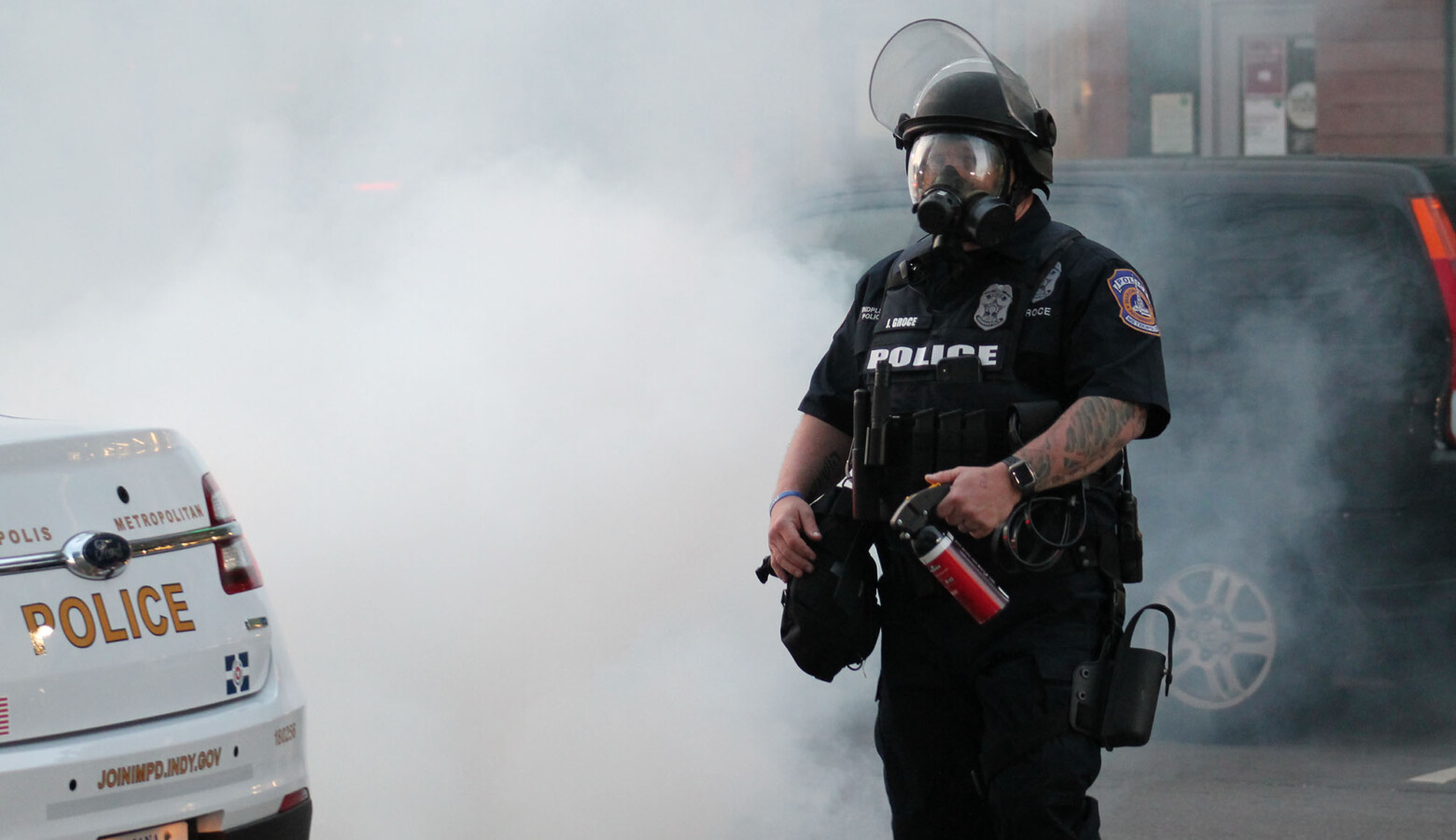 The bill from Sen. Mike Bohacek (R-Michiana Shores) is a reaction to calls to “defund the police” seen across the country over the last year. (Lauren Chapman/IPB News)