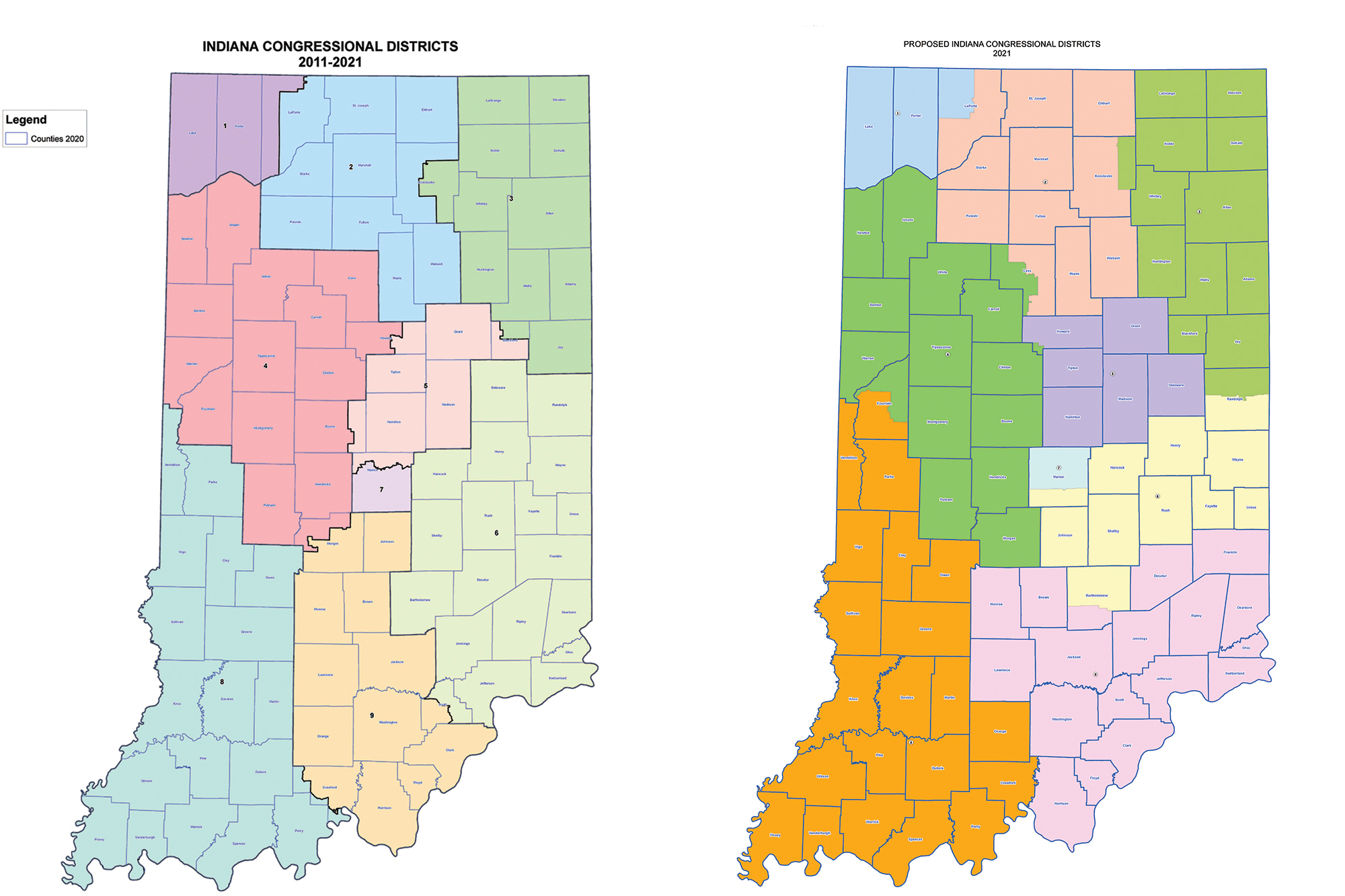 5th Congressional District Indiana Map Indiana Republicans Release State House, Congressional District Maps –  Indiana Public Radio