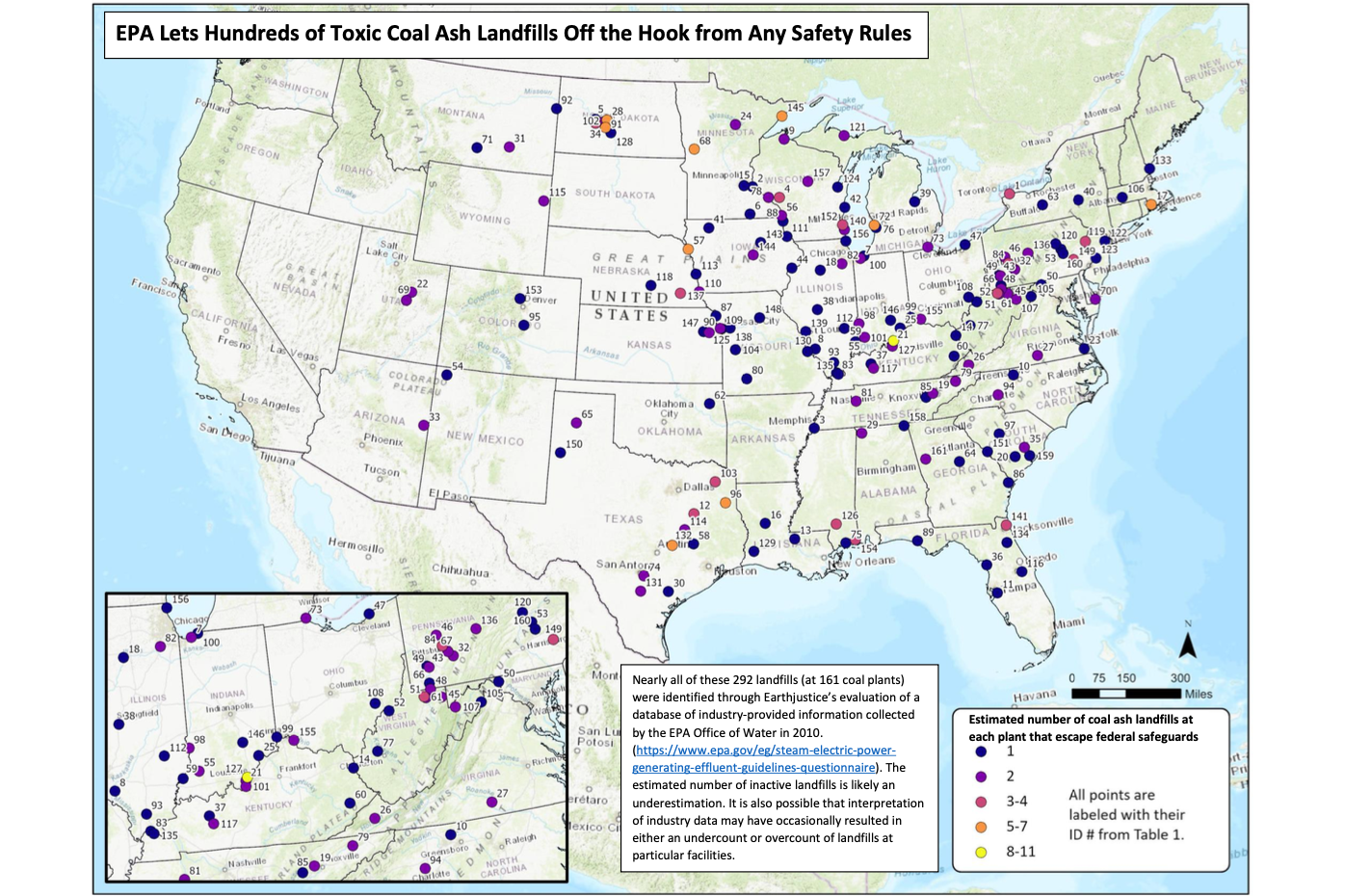 Indiana groups sue EPA over coal ash landfills no longer being used