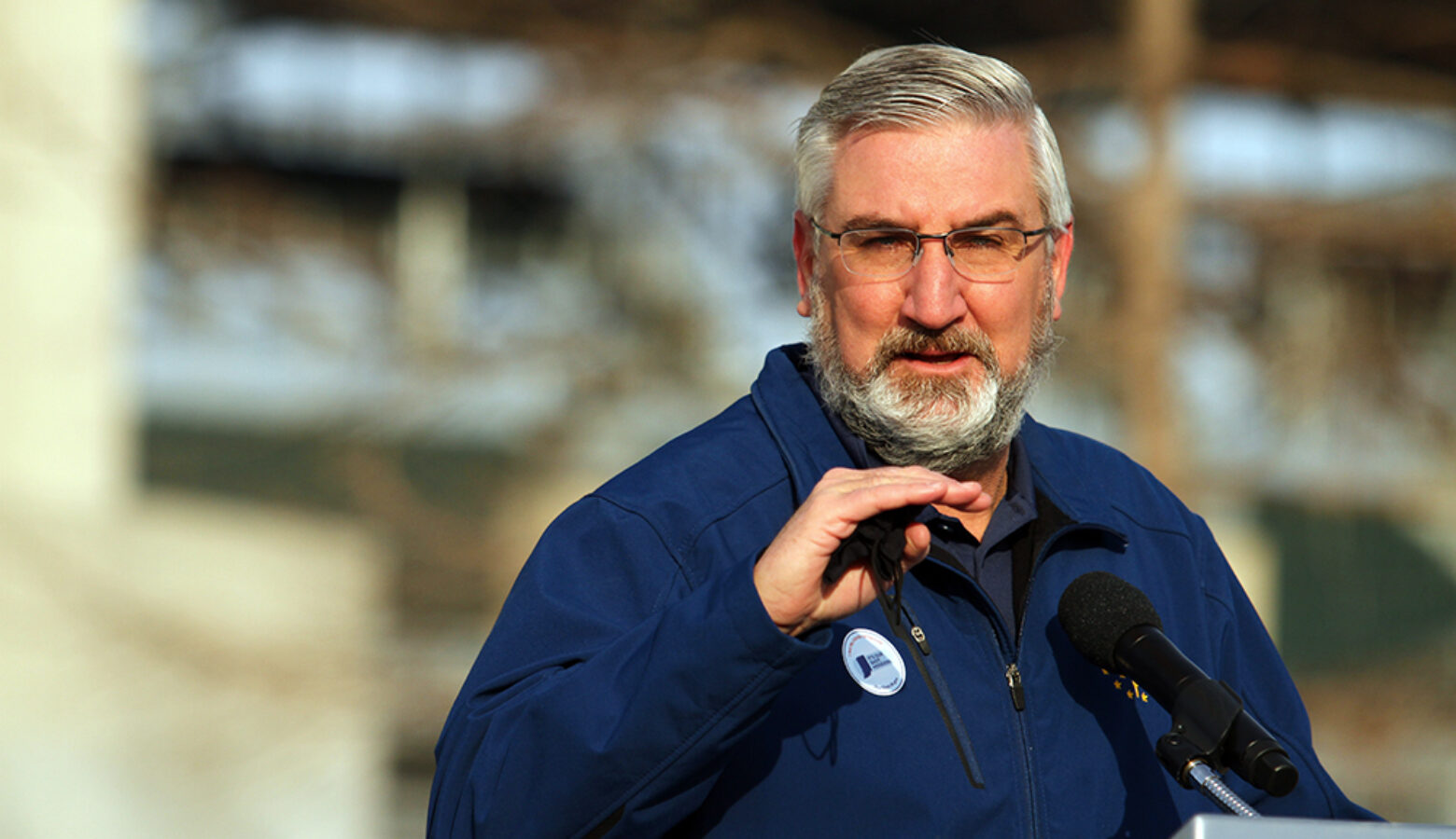 Governor Eric Holcomb.