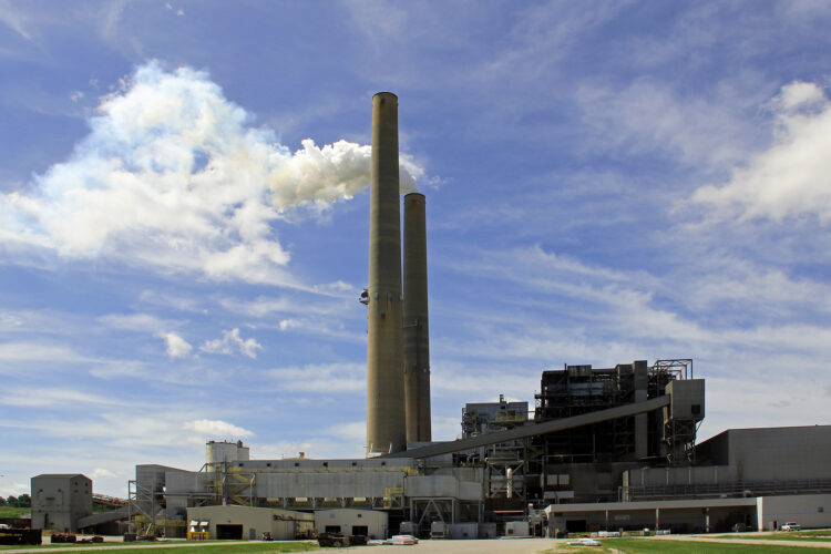 CenterPoint's A.B. Brown coal plant in 2011. The plant was set for retirement last year.