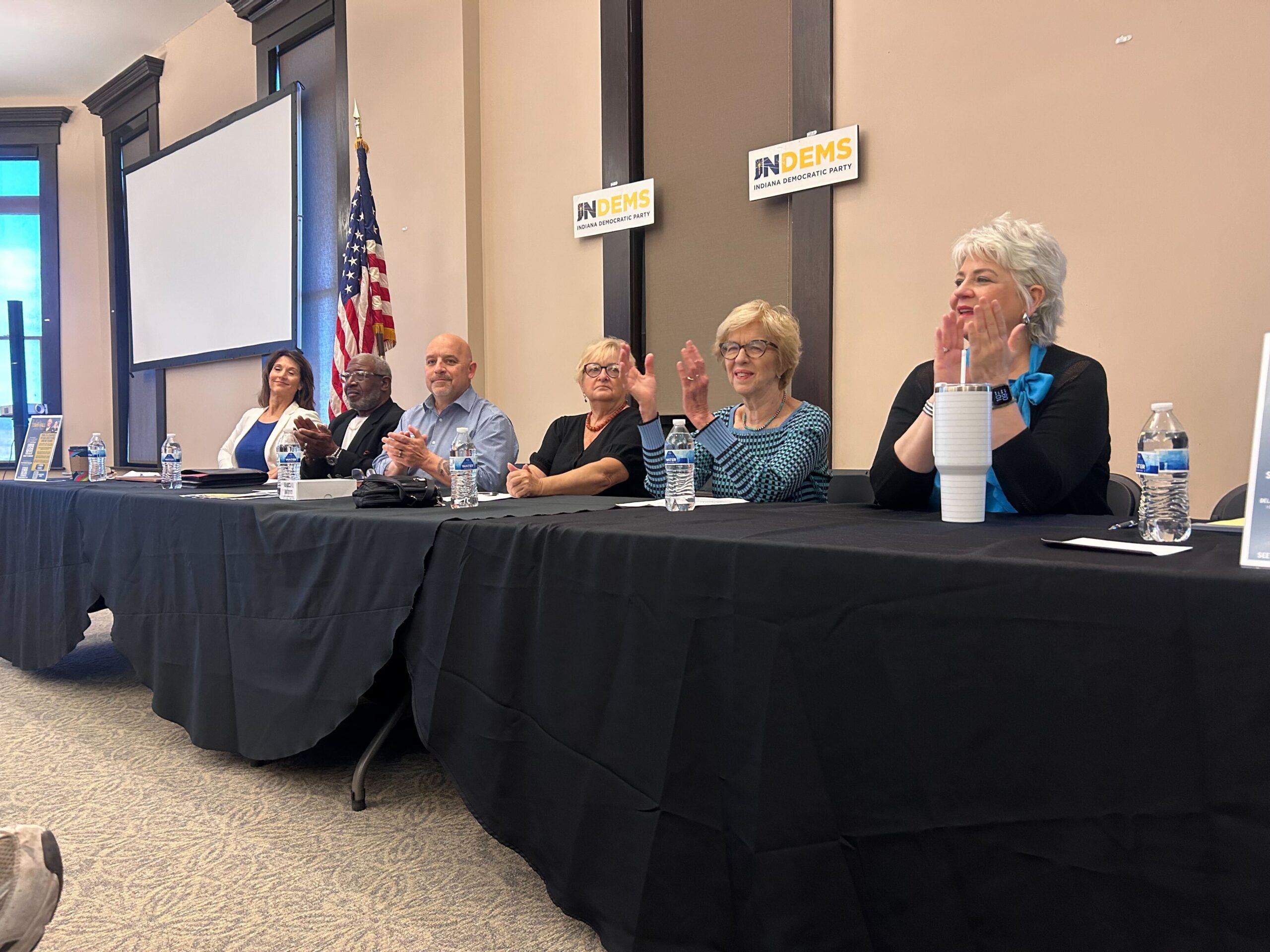 Indiana Democrats discuss the parties future during Muncie Town Hall