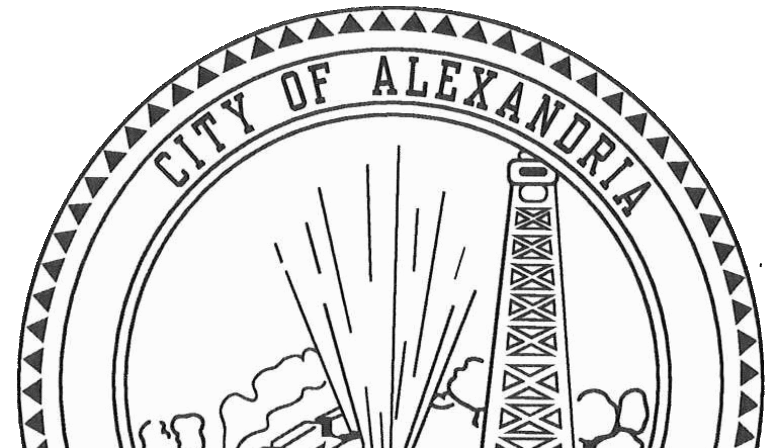 The seal for the City of Alexandria Indiana