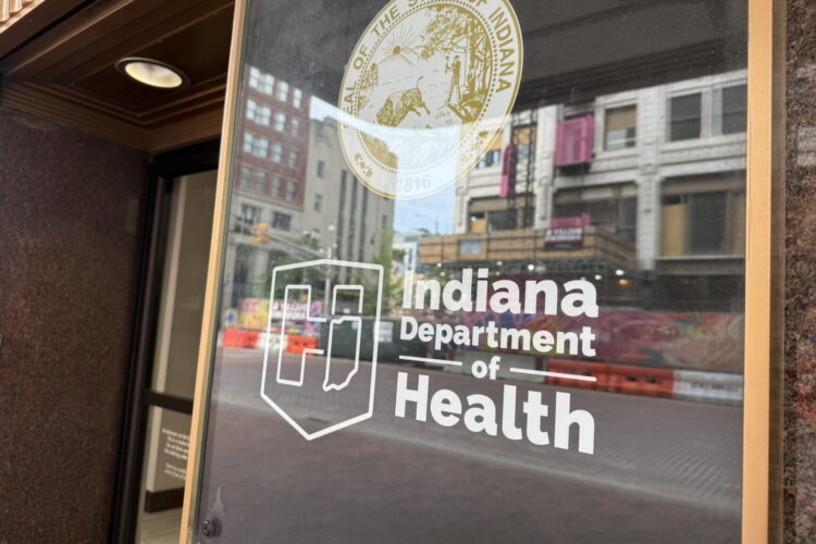 The headquarters of the Indiana Department of Health in Indianapolis.