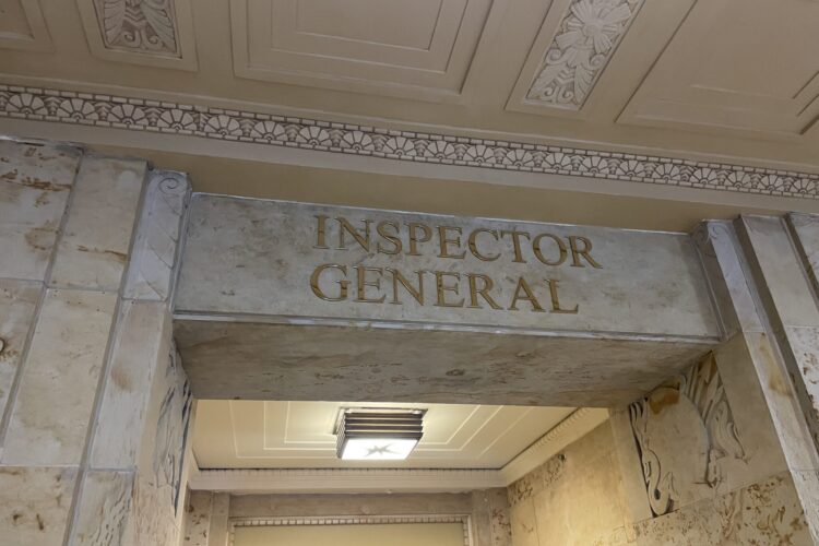 The Inspector General's office at the Indiana State Library.