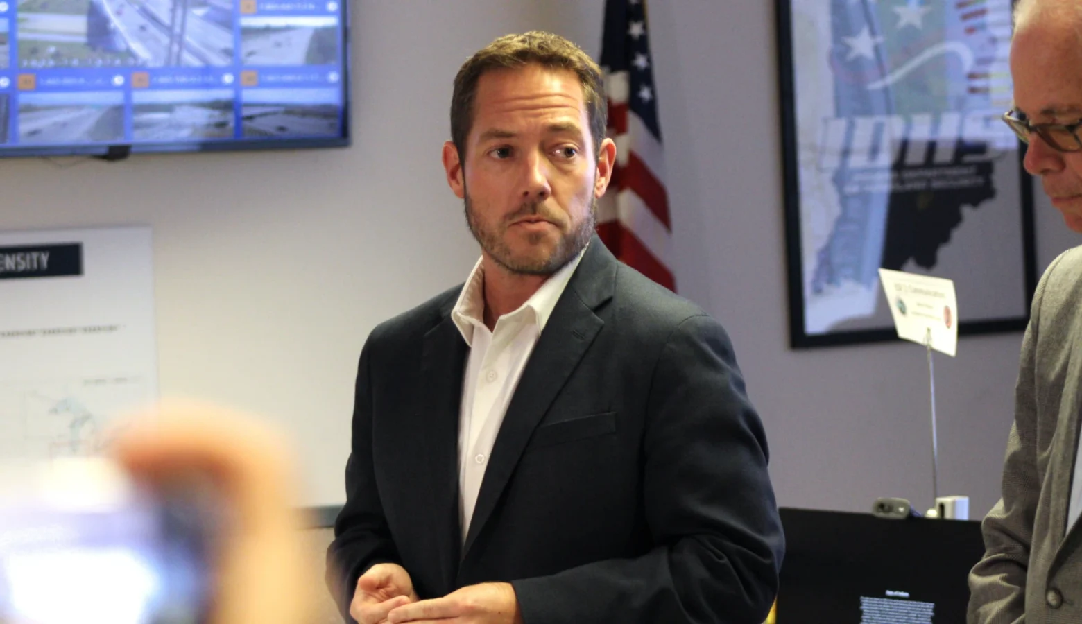 Jonathan Whitham, executive director of the Indiana Department of Homeland Security