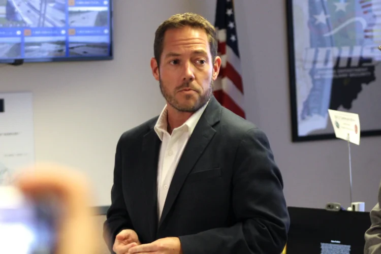 Jonathan Whitham, executive director of the Indiana Department of Homeland Security